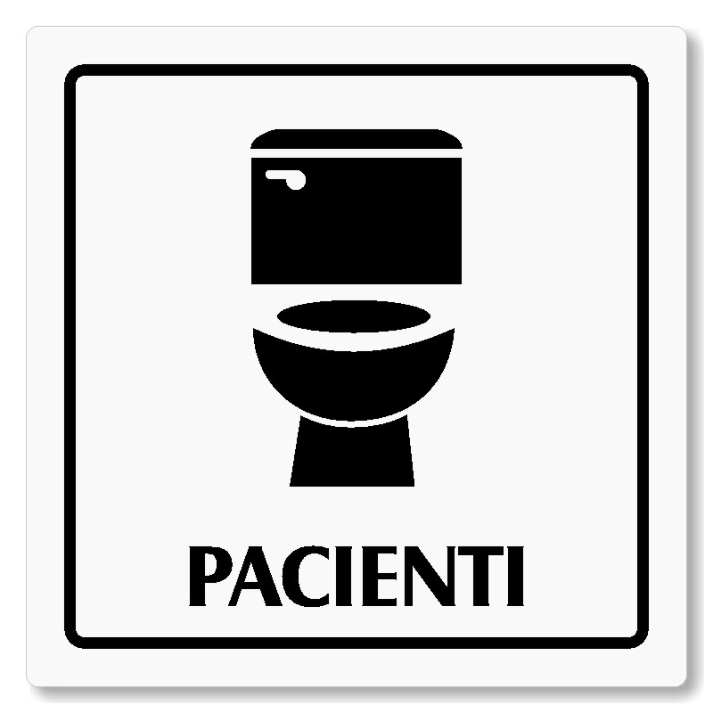 WC pacienti, 118x118mm, bílá, Arizona